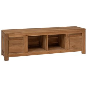 vidaXL TV-skap 110 x 30 x 35 cm Naturlig Massivt Teaktre