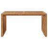 vidaXL Hagesidebord Brun 70 x 37.5 x 35.5 cm Heltre teak