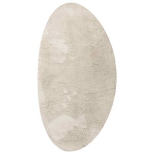 vidaXL Teppe HUARTE Beige 80 x 150 cm Polyester