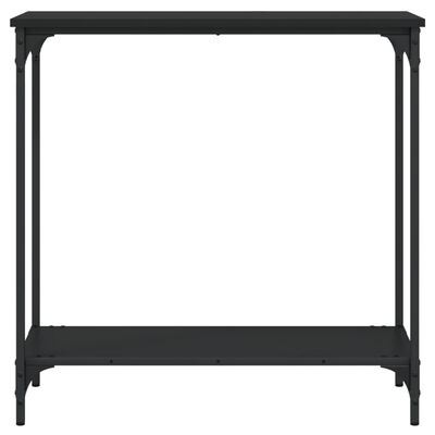 vidaXL Konsollbord svart 75x30,5x75 cm konstruert tre