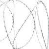 vidaXL Razor Wire s&oslash;lv 5000 x 1,9 cm Galvanisert st&aring;l