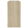 vidaXL Vegghyller kubeformet 6 stk sonoma eik 30x15x30 cm