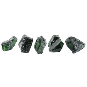 vidaXL Gr&oslash;nne gabionsteiner glass 60-120 mm 25 kg