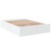 vidaXL Sengeramme hvit 120x190 cm konstruert tre