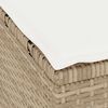 vidaXL Hage Spisegruppe Beige Poly rattan