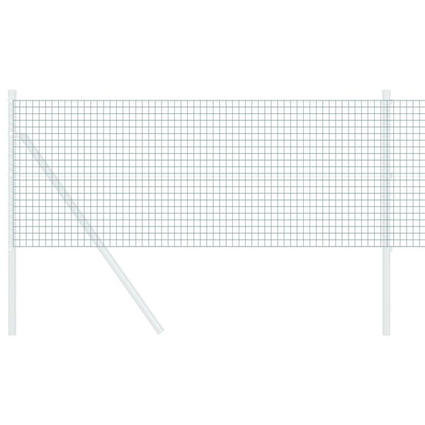 vidaXL Sveist trådgjerde grønn 0.4 x 50 m Stål