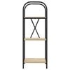 vidaXL Bokhylle Sonoma eik 40 x 30 x 109 cm Konstruert tre