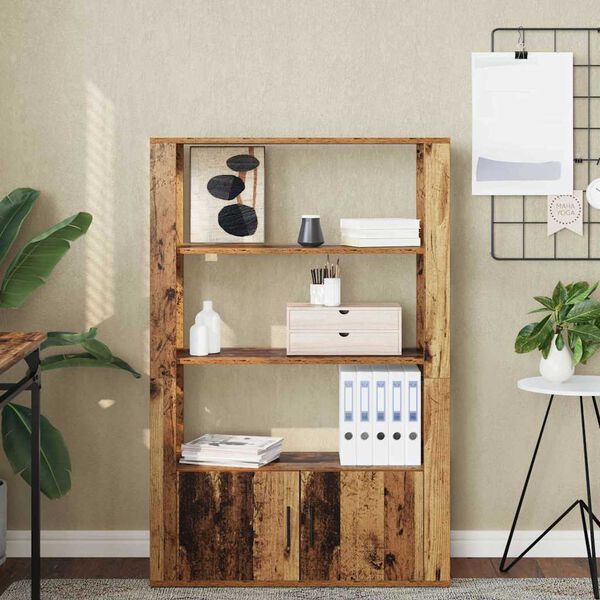 vidaXL Serviesskap Gammelt tre 30 x 80 x 119.5 cm Konstruert tre