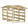 vidaXL Hagepergolaer med tak 2 stk 100x90x100 cm impregnert furu