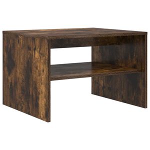 vidaXL Kaffebord R&oslash;kt eik 60 x 50 x 40 cm Konstruert tre