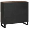 vidaXL Sideboard Brun 80 x 33 x 75 cm heltre mango