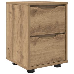 vidaXL Nattbord Artisan Eik 30,5 x 30 x 43 cm Konstruert tre