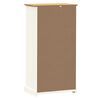 vidaXL Bokhylle VIGO hvit 60x35x114,5 cm heltre furu