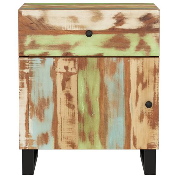 vidaXL Nattbord 50x33x60 cm gjenvunnet og konstruert tre