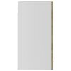 vidaXL Hengende skap glass "Lyon" sonoma eik 60x31x60 cm