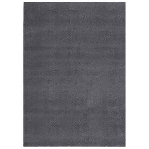 vidaXL Vaskbart teppe mykt kort lugg 160x230 cm sklisikkert antrasitt