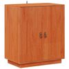 vidaXL Serviesskap VoksBrun 65,5 x 40 x 75 cm Massiv furu