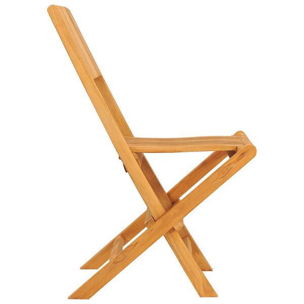 vidaXL Klappstoler 6 stk 47x61x90 cm heltre teak