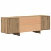 vidaXL TV-benk artisan eik 120x30x40,5 cm konstruert tre
