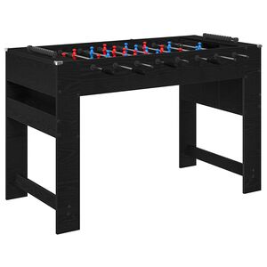 vidaXL Buzzebord Svart Eik 125 x 60,5 x 80 cm Konstruert tre