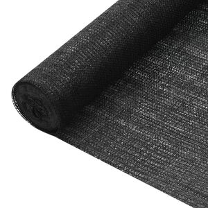 vidaXL Skjermnett svart 1,8x50 m HDPE 75 g/m&sup2;