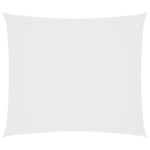 vidaXL Solseil oxfordstoff rektangul&aelig;r 2x2,5 m hvit