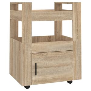vidaXL Kj&oslash;kkentralle sonoma eik 60x45x80 cm konstruert tre