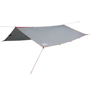 vidaXL Campingpresenning grå og oransje 500x294 cm vanntett
