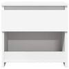 vidaXL Nattbord hvit 40x30x39 cm konstruert tre