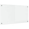 vidaXL Kj&oslash;kkenbenkplate Gjennomsiktig 90 x 50 cm herdet glass