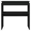 vidaXL Konsollbord svart 80x30x80 cm konstruert tre