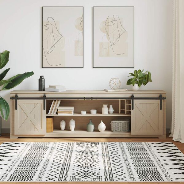 vidaXL Skyved&oslash;rsett for skap 213 cm karbonst&aring;l