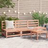 vidaXL Hagesofaer for hj&oslash;rne 3 stk 70x70x67 cm heltre douglasgran