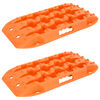 vidaXL Traction Board 2 stk. Oransje 57,5x30,5x5,5 cm Forsterket nylon