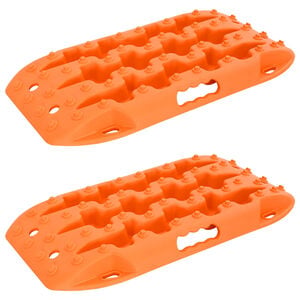 vidaXL Traction Board 2 stk. Oransje 57,5x30,5x5,5 cm Forsterket nylon