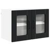 vidaXL Vegghylle PORTO Svart 60 x 31 x 40 cm Konstruert tre