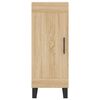 vidaXL Highboard sonoma eik 34,5x34x180 cm konstruert tre