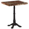 vidaXL Bistrobord 60x60x76 cm gjenvunnet heltre