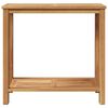 vidaXL Kaffebord med lagring Brun 85 x 35 x 75 cm Heltre teak