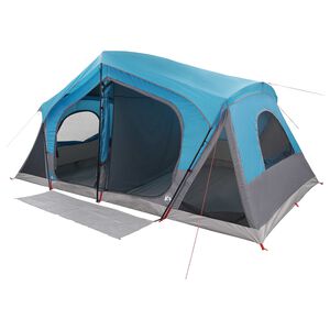 vidaXL Hyttetelt med tak Bl&aring; 480 x 273 x 205 cm Polyester og st&aring;l