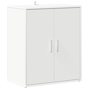 vidaXL Skoskap hvit 60x35x70 cm konstruert tre