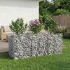 vidaXL Gabion hevet seng s&oslash;lv 150 x 50 x 60 cm Galvanisert St&aring;l