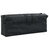 vidaXL Utendørs lagringsbag Svart 125 x 32 x 50 cm 600D Oxford-stoff