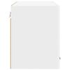 vidaXL Hengende skap med d&oslash;r 2 pcs Hvit 60 x 31 x 40 cm Konstruert tre