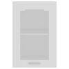 vidaXL Hengende skap glass "Lyon" hvit 40x31x60 cm konstruert tre