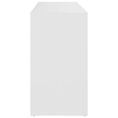 vidaXL Skobenk hvit 103x30x54,5 cm sponplater