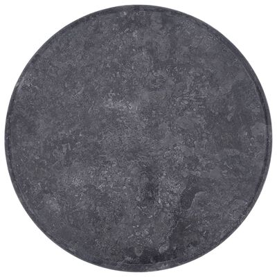 vidaXL Bordplate grå Ø50x2,5 cm marmor