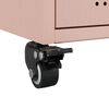 vidaXL Skjenk rosa 36x39x72 cm st&aring;l