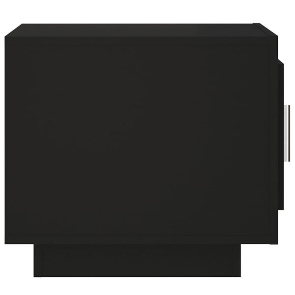 vidaXL Salongbord svart 51x50x45 cm konstruert tre