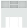 vidaXL Sengegavlskap hvit 100x19x103,5 cm